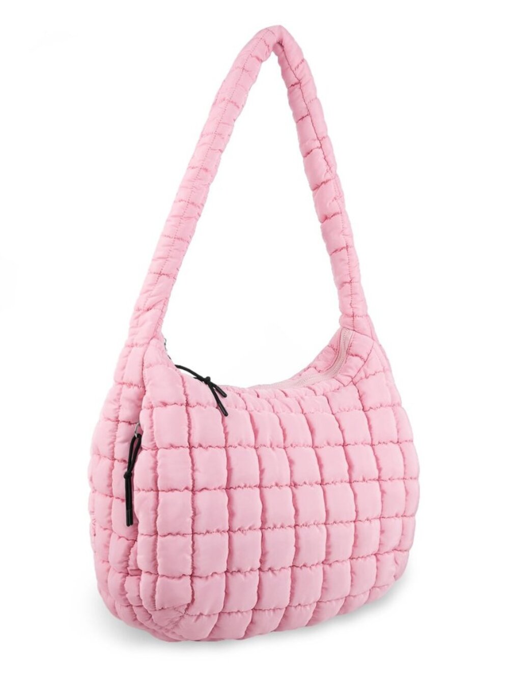 Quilted Puffer Tote Bag Purse Puffy Crossbody Shoulder Bag,Lightweight Nylon